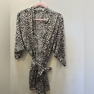 Victoria's Secret Animal Print Robe One Size